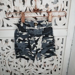 Carhartt Black, White, and Gray Camo Shorts